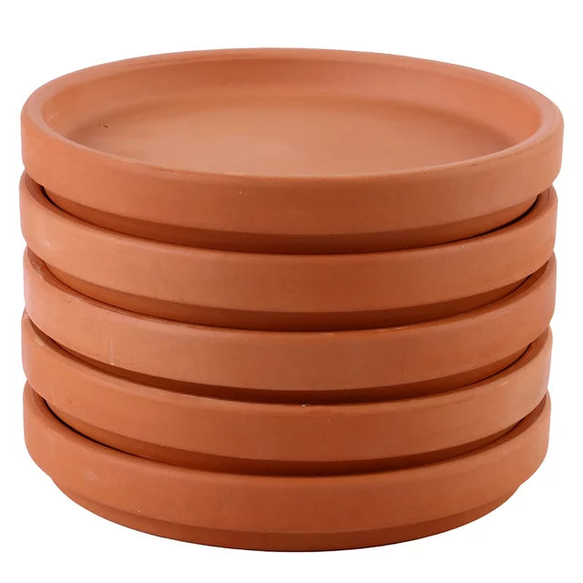 Clay Saucer Standard Pot – Pumpkin Pond Farm