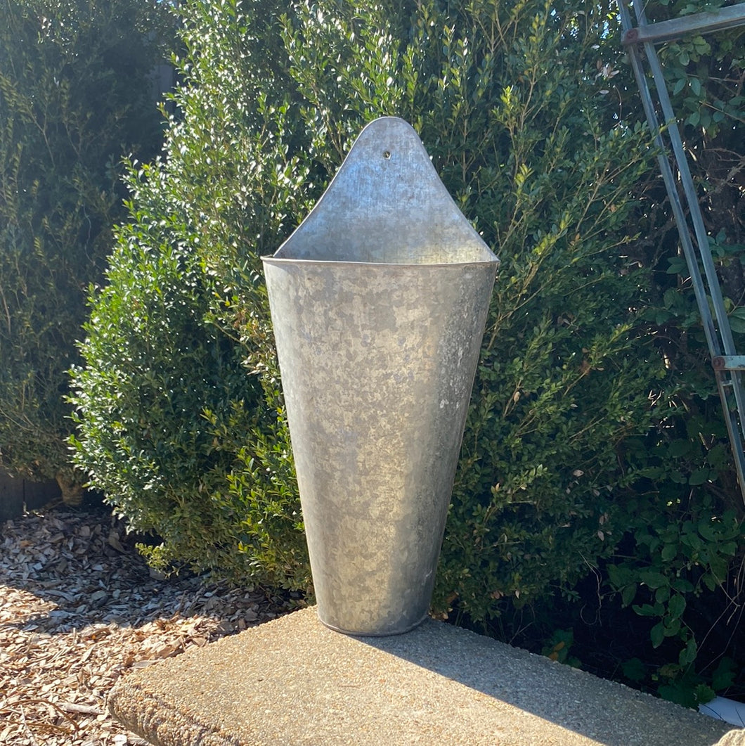 metal hanging bucket wall planter Avery wall Bucket – Pumpkin Pond Farm