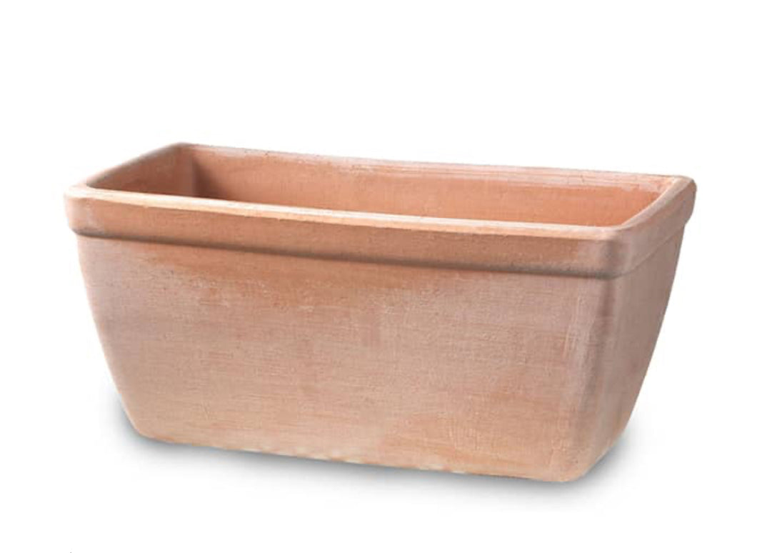 terracotta clay window box planters ANTIQUE CLAY- WINDOW BOX 16" – Pumpkin Pond Farm
